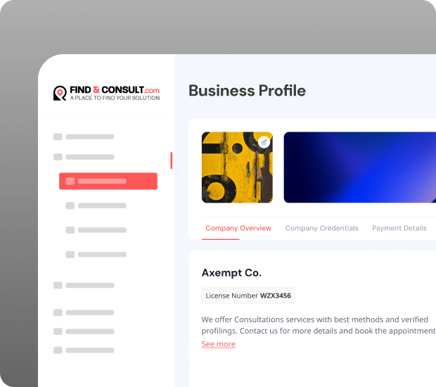 Screenshot of business profile webpage with company information under section ‘Company Overview’